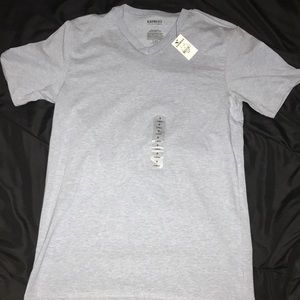 Gray v neck